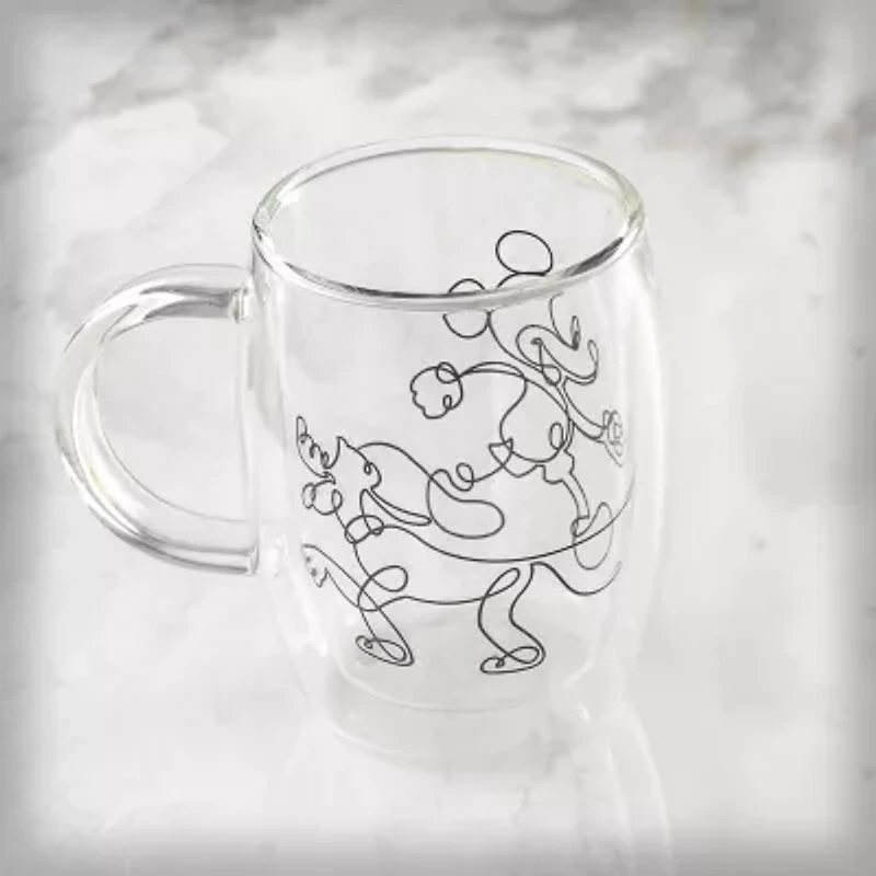 Joyjolt Mickey And Pluto Aroma Espresso Cup