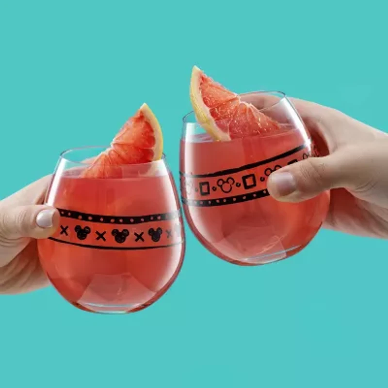 Joyjolt Geo Picnic 4-pc. Drinkware Set