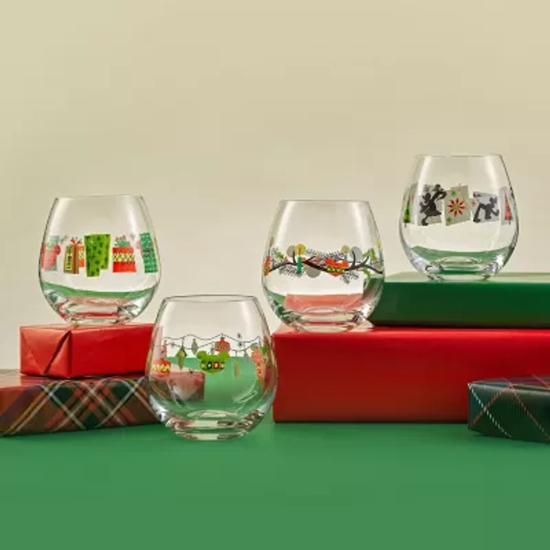 Joyjolt Joy Oh Joy 4-pc. Drinkware Set