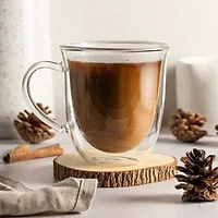 Joyjolt Serene 2-pc. Cappuccino Cup