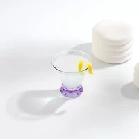 Joyjolt Hue Colored 6-pc. Martini Glass