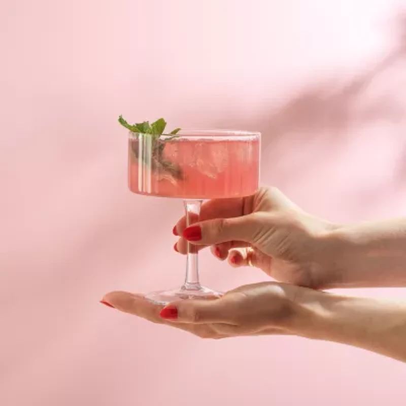 Joyjolt Elle Coupe Martini 2-pc. Martini Glass
