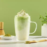 Joyjolt Fluted Savor Double Wall 2-pc. Coffee Mug