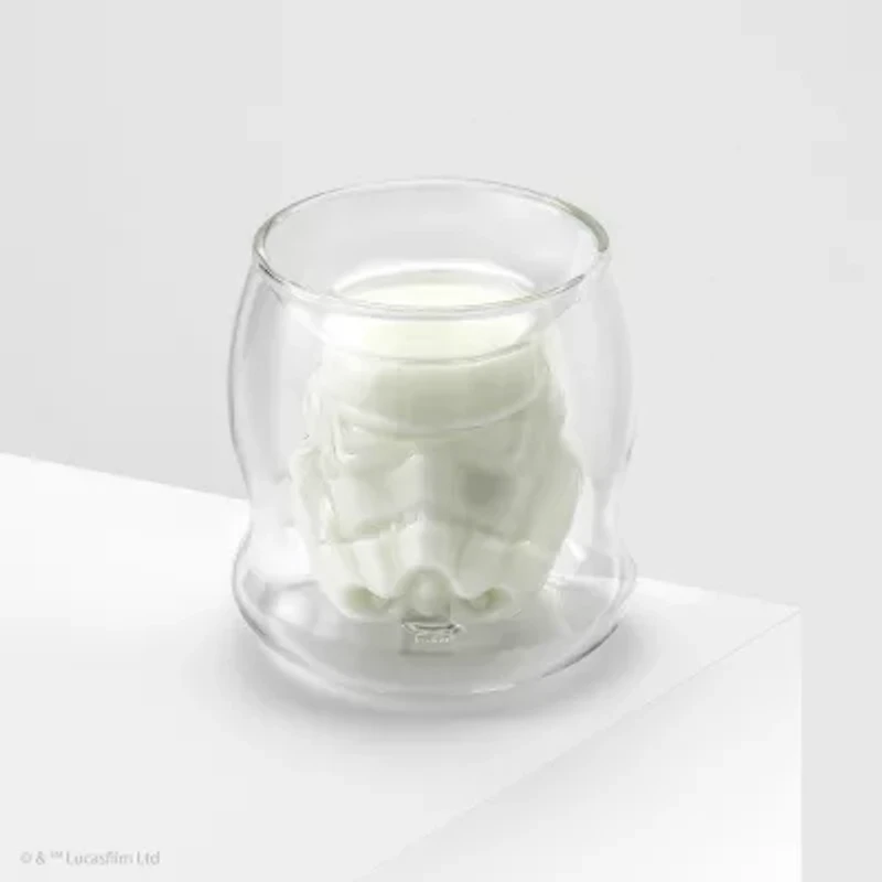 Joyjolt 3d Helmet Double Wall Storm Trooper Star Wars Cappuccino Cup