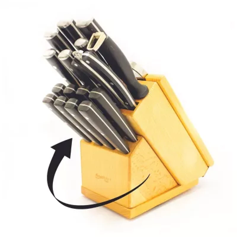 BergHOFF Essentials Forged 21-pc. Smart Knife Block Set with Sharpener