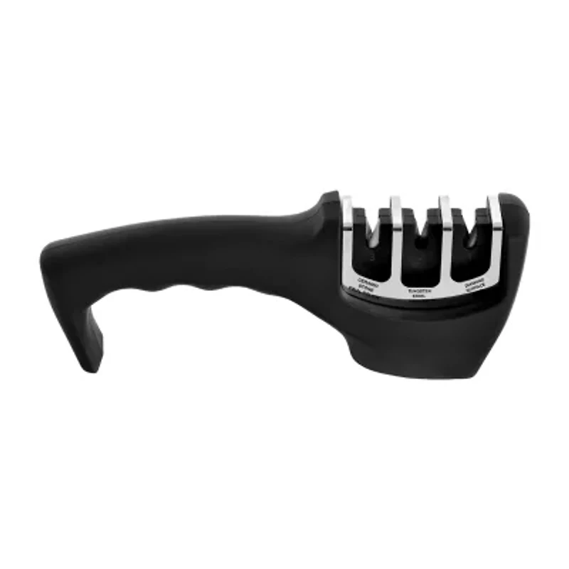 BergHOFF Essentials Forged Stainless Steel 9-pc. Knife Block Set with 3-In-1 Sharpener