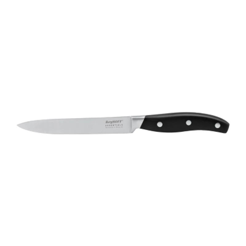 BergHOFF Essentials Forged Stainless Steel 9-pc. Knife Block Set with 3-In-1 Sharpener