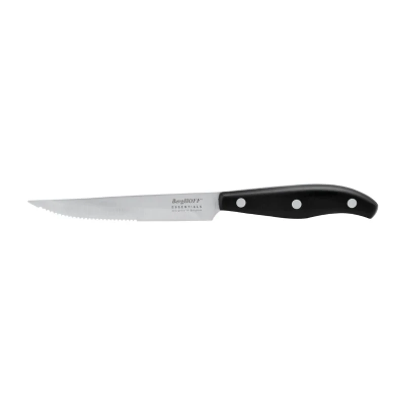 BergHOFF Essentials Forged Stainless Steel 9-pc. Knife Block Set with 3-In-1 Sharpener