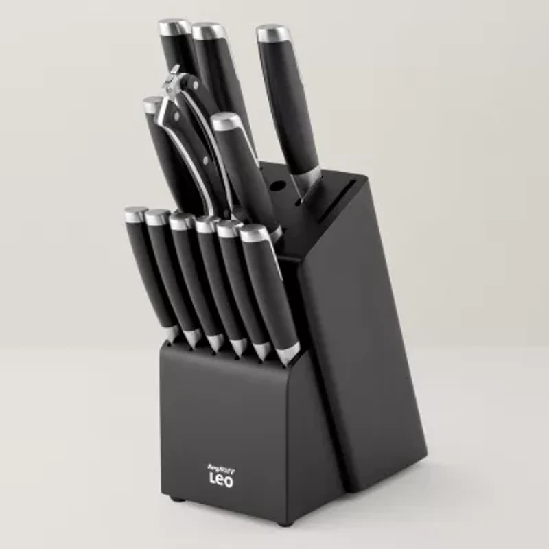 BergHOFF Leo Graphite Stainless Steel 13-pc. Knife Block Set