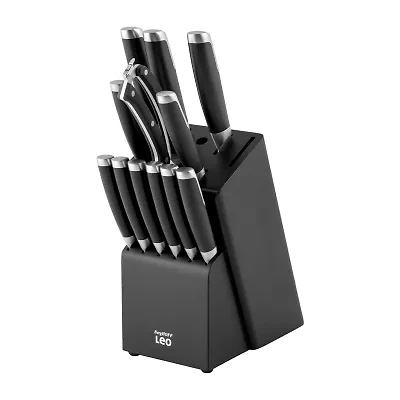 BergHOFF Leo Graphite Stainless Steel 13-pc. Knife Block Set