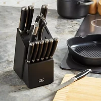 BergHOFF Leo Graphite Stainless Steel 13-pc. Knife Block Set