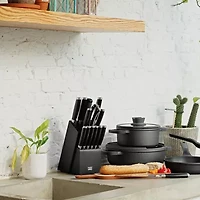 BergHOFF Leo Graphite Stainless Steel 13-pc. Knife Block Set