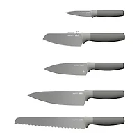 BergHOFF Balance Stainless Steel 6-pc. Knife Block Set