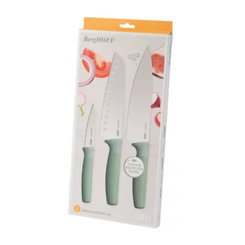 BergHOFF Leo Forest Stainless Steel 3-pc. Advanced Knife Set