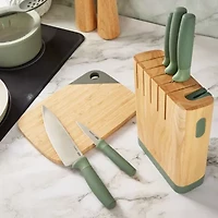 BergHOFF Leo Forest Stainless Steel 6-pc. Knife Block Set