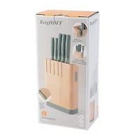 BergHOFF Leo Forest Stainless Steel 6-pc. Knife Block Set