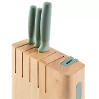 BergHOFF Leo Forest Stainless Steel 6-pc. Knife Block Set