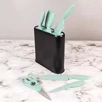 BergHOFF Leo Stainless Steel 8-pc. Universal Knife Block Set