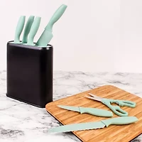 BergHOFF Leo Stainless Steel 8-pc. Universal Knife Block Set