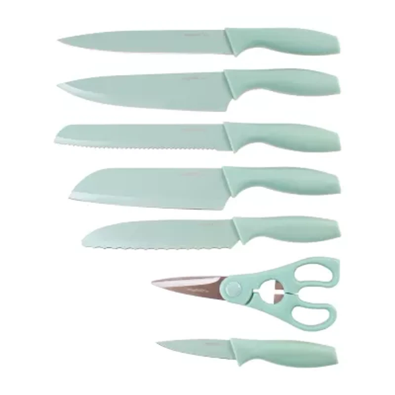 BergHOFF Leo Stainless Steel 8-pc. Universal Knife Block Set