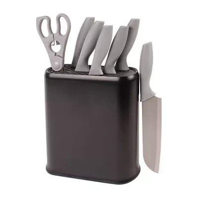 BergHOFF Leo Stainless Steel 8-pc. Universal Knife Block Set