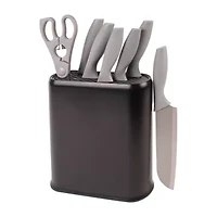 BergHOFF Leo Stainless Steel 8-pc. Universal Knife Block Set
