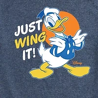 Mens Short Sleeve Donald Duck Graphic T-Shirt