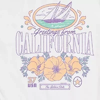 Mens Short Sleeve California Graphic T-Shirt