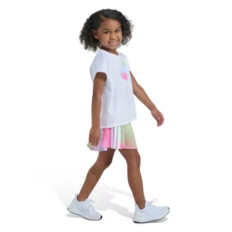 adidas Toddler Girls 2-pc. Skort Set