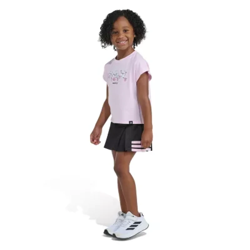 adidas Toddler Girls 2-pc. Skort Set