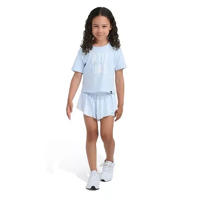 adidas Toddler Girls 2-pc. Short Set