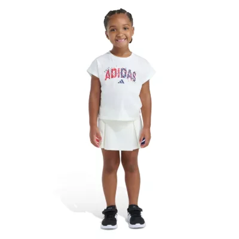adidas Toddler Girls 2-pc. Skort Set