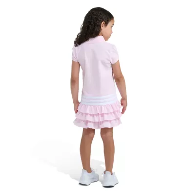 adidas Toddler Girls Short Sleeve Cap T-Shirt Dress