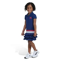 adidas Toddler Girls Short Sleeve Cap T-Shirt Dress