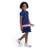 adidas Toddler Girls Short Sleeve Cap T-Shirt Dress