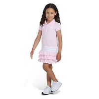 adidas Little Girls Short Sleeve T-Shirt Dress