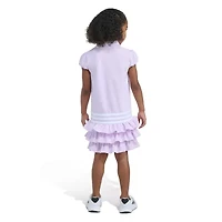adidas Little Girls Short Sleeve Cap T-Shirt Dress