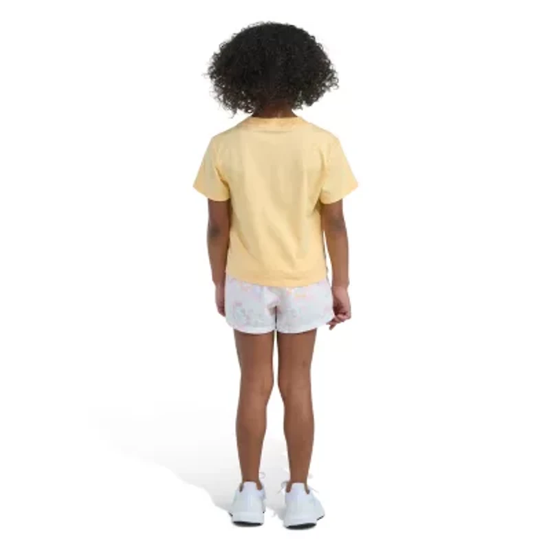 adidas Little Girls 2-pc. Short Set
