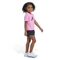 adidas Little Girls 2-pc. Short Set