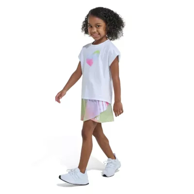 adidas Little Girls 2-pc. Skort Set
