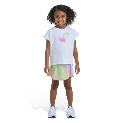 adidas Little Girls 2-pc. Skort Set