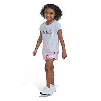 adidas Little Girls 2-pc. Short Set