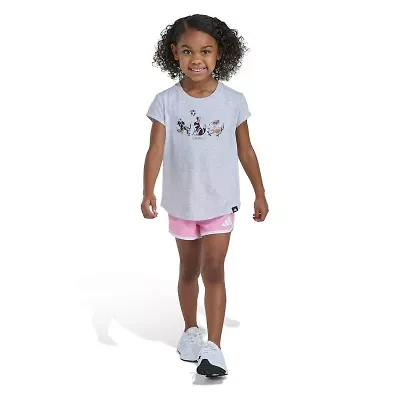 adidas Little Girls 2-pc. Short Set