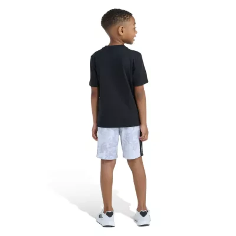 adidas Little Boys 2-pc. Short Set