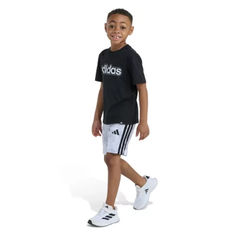 adidas Little Boys 2-pc. Short Set