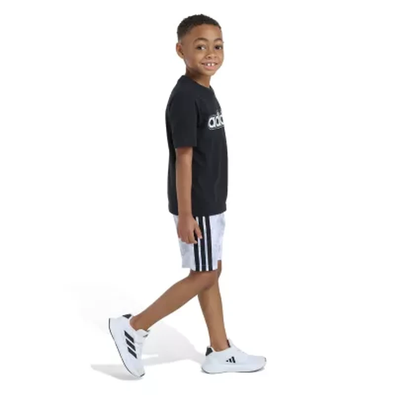 adidas Little Boys 2-pc. Short Set