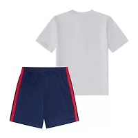 adidas Little Boys 2-pc. Short Set