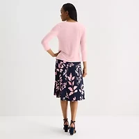 Studio 1 Womens Floral Jacket Dress