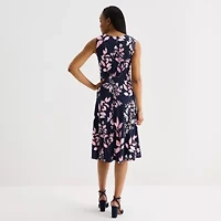 Studio 1 Womens Floral Jacket Dress