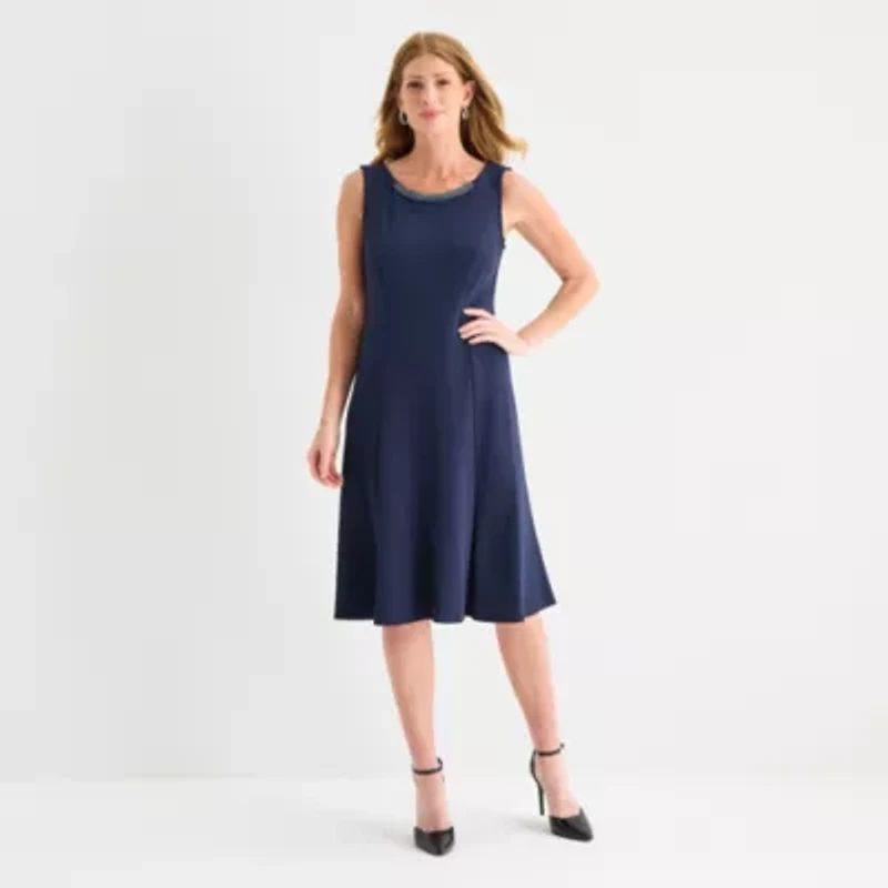 Maya Brooke Womens Jacket Dress